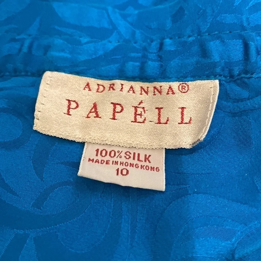 Adrianna Papell 100% silk beautiful skirt . Size 10. Very good condition